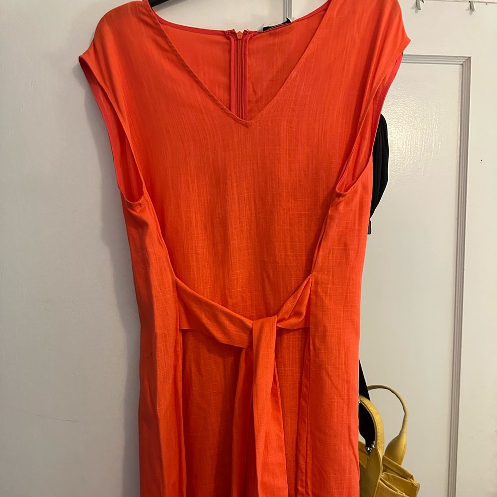 Orange Bow-tie sundress